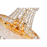 Empire 6 Light 14in Chandelier with Crystals
