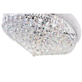 Empire 19 Light 32in Down Chandelier with Crystals