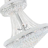 Empire 34 Light 36in Down Chandelier with Crystals