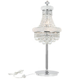 Empire 6 Light 14in Table Lamp with Crystals