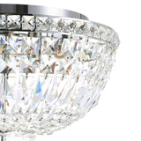 Stefania Chrome Flush Mount