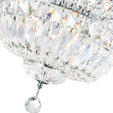 Stefania Chrome Flush Mount