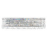 Colosseum 6 Light 26in Vanity Light with Crystals