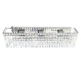 Colosseum 6 Light 26in Vanity Light with Crystals