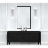 Colosseum Chrome Bathroom Sconce with Crystals