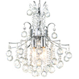 Princess 3 Light 12in Mini Chandelier with Crystals