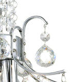 Princess 3 Light 12in Mini Chandelier with Crystals