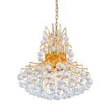 Princess 8 Light 20in Down Chandelier with Crystals