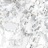Maria Theresa Chrome Up Chandelier with Crystals