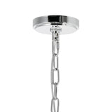Maria Theresa Chrome Up Chandelier with Crystals