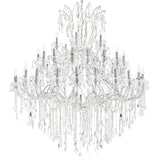 Maria Theresa Chrome Up Chandelier with Crystals
