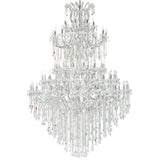 Maria Theresa Chrome Up Chandelier with Crystals