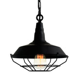 Morgan 1 Light Black Down Mini Pendant