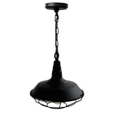Morgan 1 Light Black Down Mini Pendant