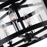 Miette 4 Light 18in Cage Flush Mount