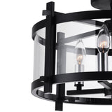 Miette 4 Light 18in Cage Flush Mount