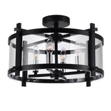 Miette 4 Light 18in Cage Flush Mount