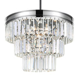 Weiss Chrome Down Chandelier