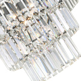 Weiss Chrome Down Chandelier