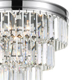 Weiss Chrome Down Chandelier