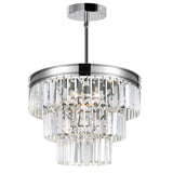 Weiss Chrome Down Chandelier