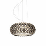 Caboche Plus Suspension by Foscarini, Size: Medium, Color: Grey, | Casa Di Luce Lighting