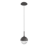 Cabochon Pendant Light Graphite Matching Finish By Hammerton