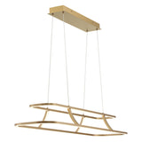 Cadoux Chandelier 44 Inch Gold by Eurofase