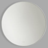Cadre Round Mirror Medium Chrome By Generation Lighting - Front View2