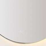 Cadre Round Mirror Small Brushed Nickel By Generation Lighting - Detailed View4