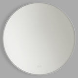 Cadre Round Mirror Small Chrome By Generation Lighting - Front View
