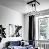 Caged 4.0 Ceiling Light White Marble By Buster And Punch Lifestyle View 1