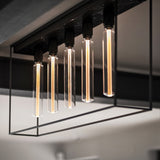 Caged 5.0 Ceiling Light Black Marble By Buster And Punch Detailed View