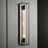 Caged Wall Sconce Extra Large White By Buster And Punch