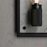 Caged Wall Sconce Large White By Buster And Punch Detailed View
