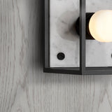 Caged Wall Sconce Small White By Buster And Punch Detailed View