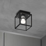 Caged Wet Wall Ceiling Light Steel By Buster And Punch