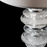 Cairn Floor Lamp detail in Sterling, by Hubbardton Forge