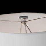 Cairn Floor Lamp detail in Sterling, by Hubbardton Forge