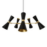 Cairo Chandelier - Matte Black