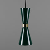 Cairo Coloured Pendant Light - Racing Green