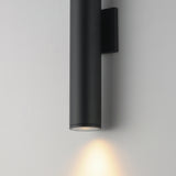 Caldera Outdoor Wall Sconce Medium Black By Maxim Lighting - Detaield View