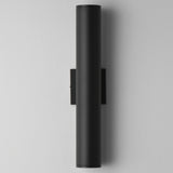 Caldera Outdoor Wall Sconce Medium Black By Maxim Lighting - Front View