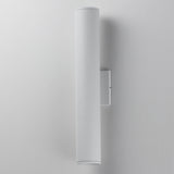 Caldera Outdoor Wall Sconce Medium White By Maxim Lighting - Side View