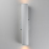 Caldera Outdoor Wall Sconce Medium White By Maxim Lighting - With Light