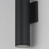 Caldera Outdoor Wall Sconce Small Black By Maxim Lighting Detailed View