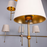 California Two Tier Chandelier - Antique Brass