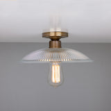 Calix Flush Ceiling Fitting - Antique Brass