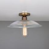 Calix Flush Ceiling Fitting - Antique Brass