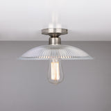 Calix Flush Ceiling Fitting - Antique Silver